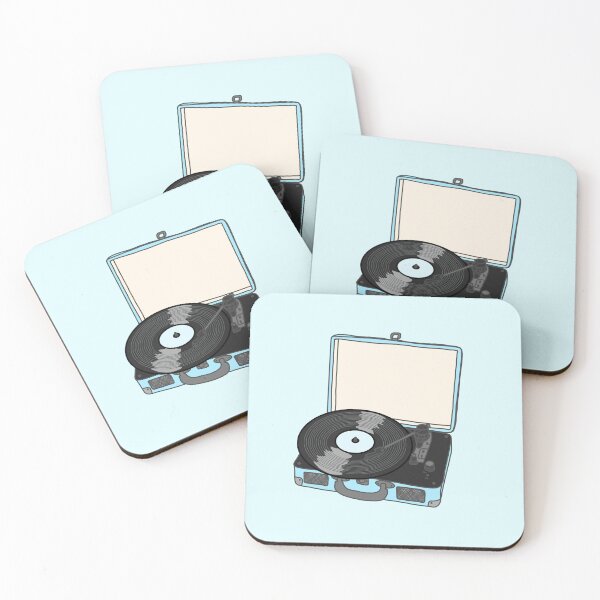 Item preview, Light Blue Record Player designed and sold by DandiestArt22.