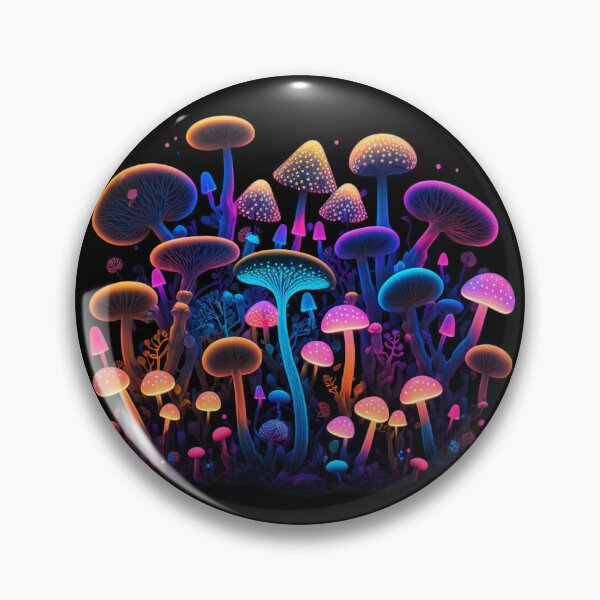 Item preview, Psychedelic glowing mushrooms #16 designed and sold by Christolamber.