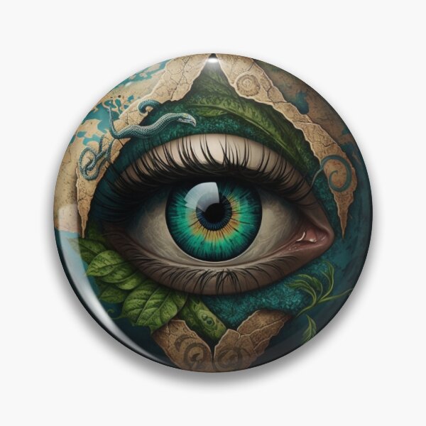 Item preview, Embrace Your Inner Wisdom with the Ouroboros Eye designed and sold by Zarto.