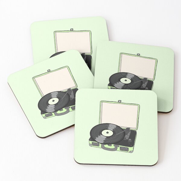Item preview, Lime Green Record Player designed and sold by DandiestArt22.