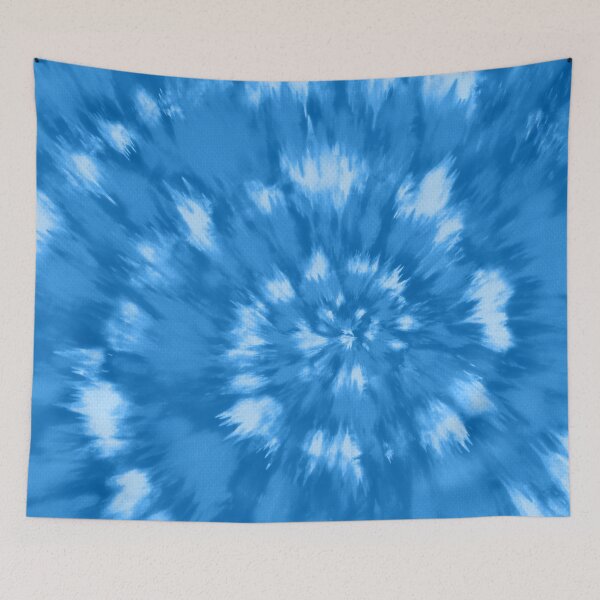 Item preview, Electric Blue Lemonade Tie Dye Spiral designed and sold by PrettyPixel0.
