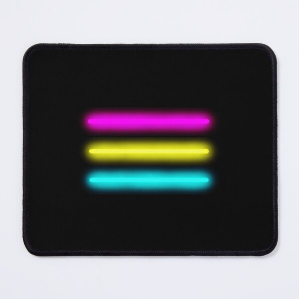 Item preview, Minimalist Neon Pansexual Pride Flag designed and sold by O1RSH.