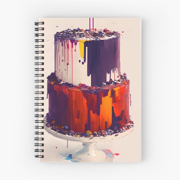 Item preview, Colourful Cake #38 - Prints and Postcards designed and sold by FewBits.