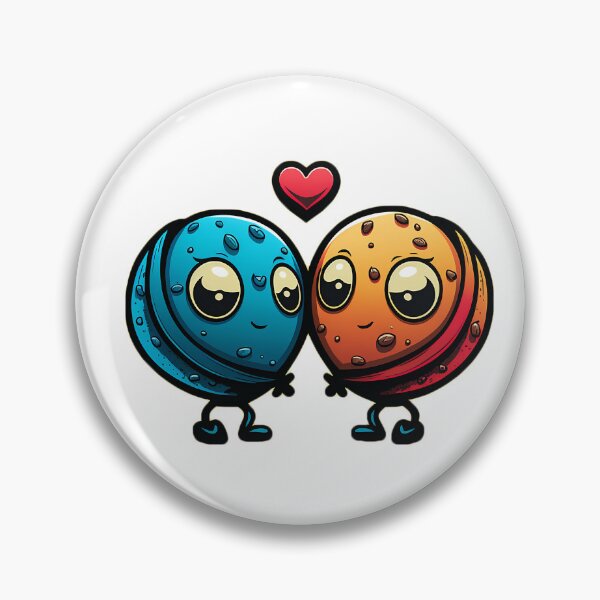 Item preview, Nutty Love: A Cute Nut Couple Illustration designed and sold by FunnyFur.
