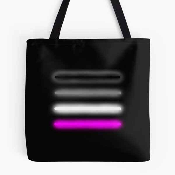 Item preview, Minimalist Neon Asexual Pride Flag designed and sold by O1RSH.