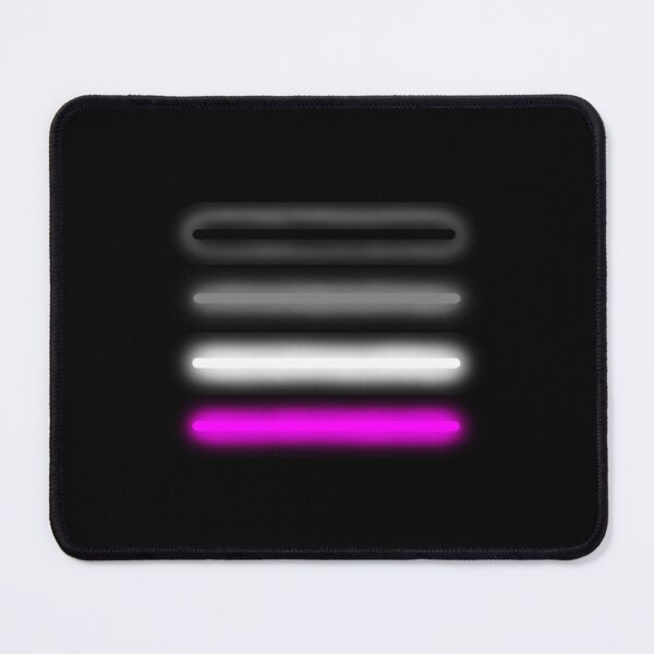 Item preview, Minimalist Neon Asexual Pride Flag designed and sold by O1RSH.