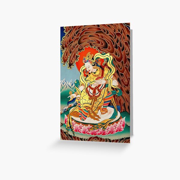 Yeshe tsogyal Tibetan Painting Greeting Card