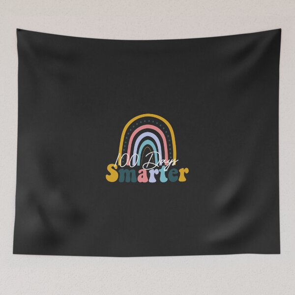 Item preview, 100 Days Smarter rainbow 100th Day Of School teachers cute designed and sold by Mer Yem.