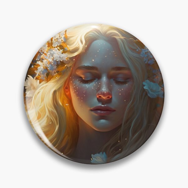 Item preview, Blonde Beauty with Pink Roses designed and sold by oanaunciuleanu.