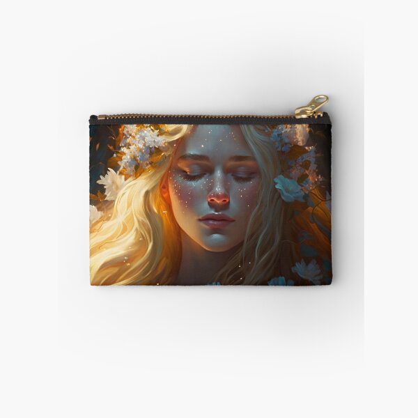 Item preview, Blonde Beauty with Pink Roses designed and sold by oanaunciuleanu.