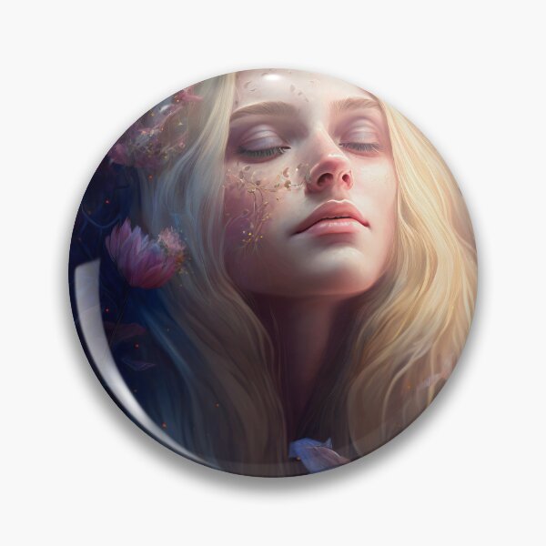 Item preview, Blonde Beauty with Pink Roses designed and sold by oanaunciuleanu.