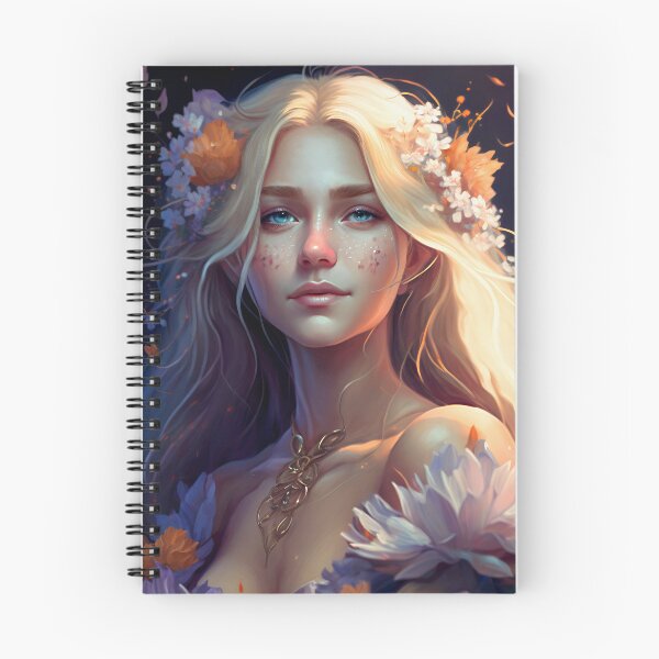 Item preview, Blonde Beauty with Pink Roses designed and sold by oanaunciuleanu.