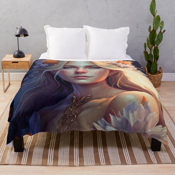 Item preview, Blonde Beauty with Pink Roses designed and sold by oanaunciuleanu.