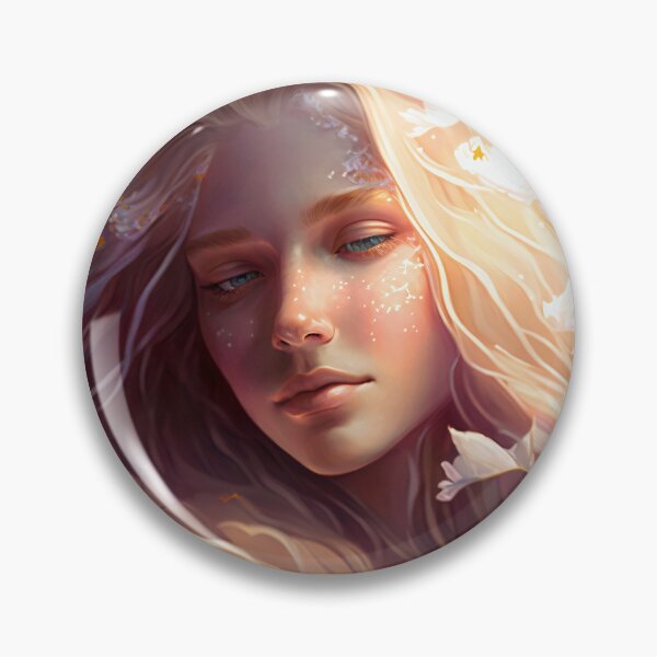 Item preview, Blonde Beauty with Pink Roses designed and sold by oanaunciuleanu.
