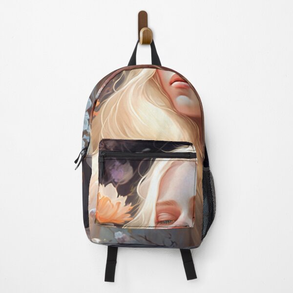 Item preview, Blonde Beauty with Pink Roses designed and sold by oanaunciuleanu.