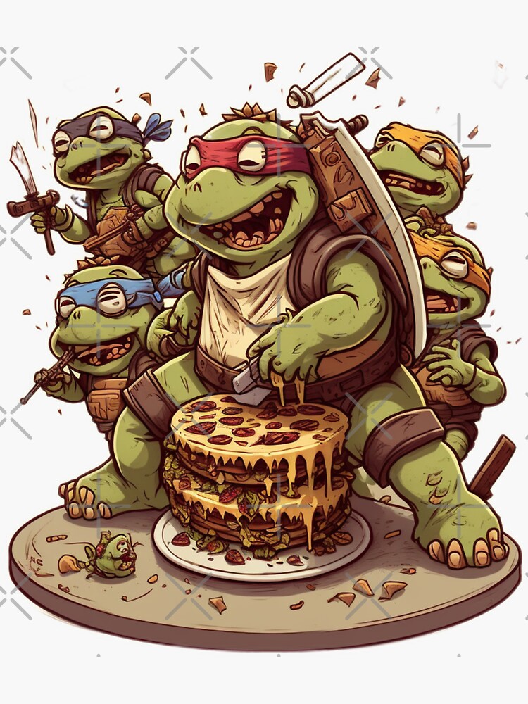 Mademark x Teenage Mutant Ninja Turtles - Cowabunga! It's My Birthday |  Sticker