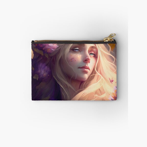 Item preview, Blonde Beauty with Pink Roses designed and sold by oanaunciuleanu.
