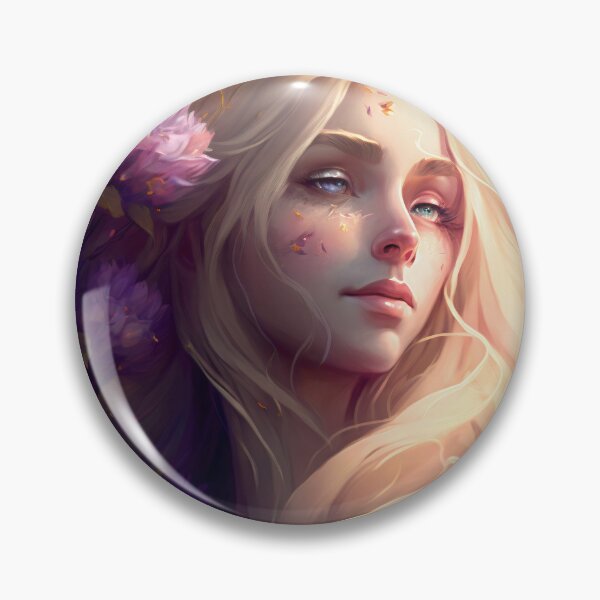 Item preview, Blonde Beauty with Pink Roses designed and sold by oanaunciuleanu.