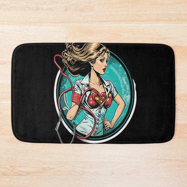 Item preview, Girls Women Nurses Valentine Hearts Stethoscope designed and sold by laurateamart.