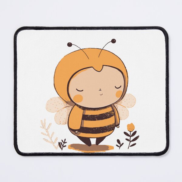 Item preview, Cute Bee Sticker designed and sold by TheSilverString.