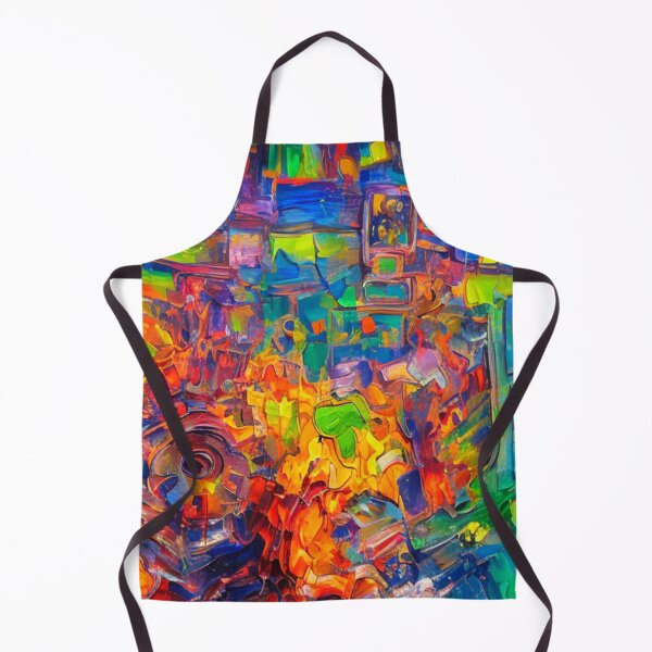 Item preview, Multi-Colored Abstract Oil Painting designed and sold by Artel-Blue.