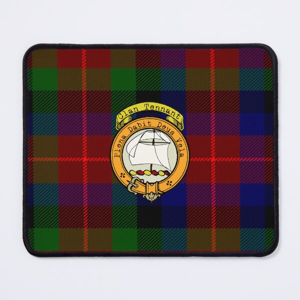 Artikelvorschau, Schottisches Tartan und Wappen von Tennant entworfen und verkauft von BagTown Clans.