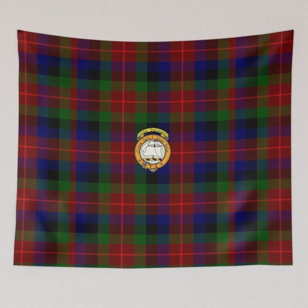Artikelvorschau, Schottisches Tartan und Wappen von Tennant entworfen und verkauft von BagTown Clans.