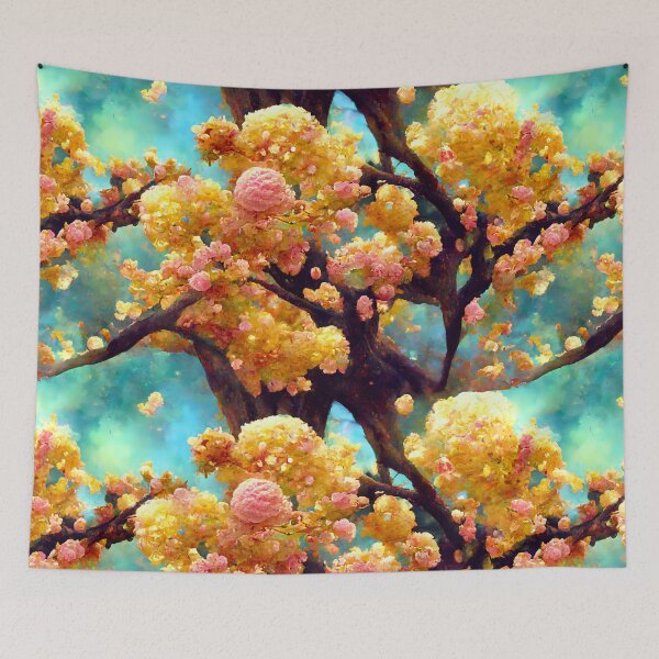 Item preview, Orange and Pink Blossom Seamless designed and sold by Glenn Slingsby.