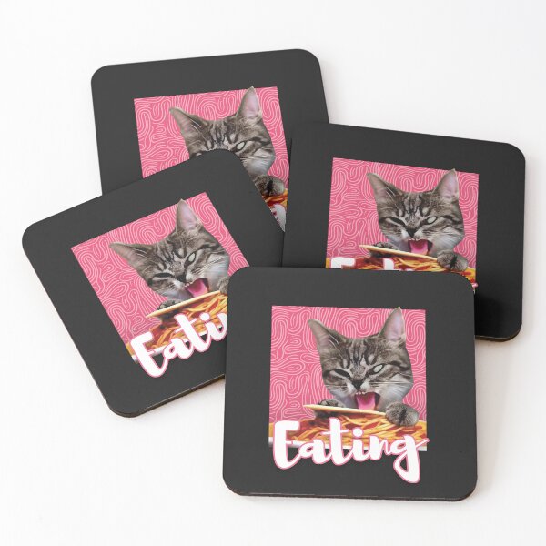 Item preview, Funny Cute  Cat Eating Spaghetti  designed and sold by VIKING  PROJECT.