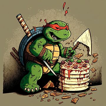 Mademark x Teenage Mutant Ninja Turtles - Cowabunga! It's My Birthday |  Sticker