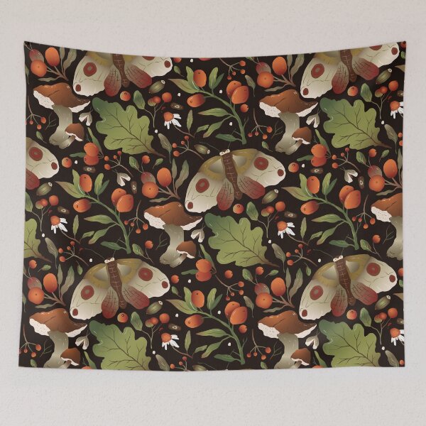 Item preview, Butterflies, Wild Mushrooms, Forest Plants and Berries  designed and sold by silviaol.
