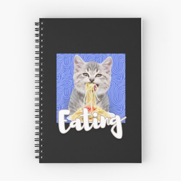 Item preview, Funny Cute  Cat Eating Spaghetti  designed and sold by VIKING  PROJECT.