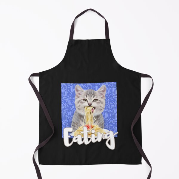 Item preview, Funny Cute  Cat Eating Spaghetti  designed and sold by VIKING  PROJECT.