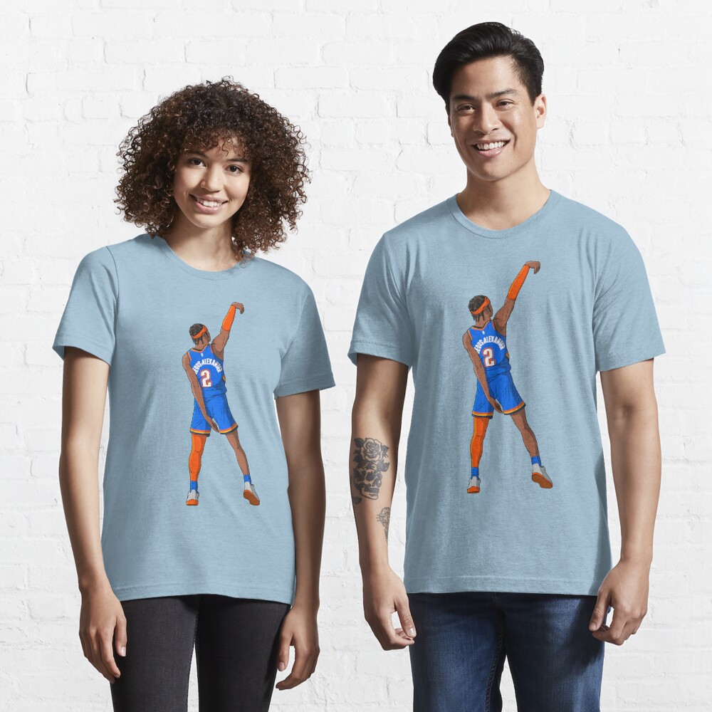 Josh Giddey and Shai Gilgeous Alexander - OKC Thunder Basketball Essential  T-Shirt for Sale by sportsign