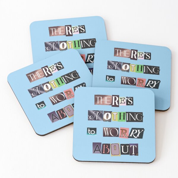 Item preview, There's Nothing to Worry About Fake Ransom Note Design designed and sold by StereoColors.