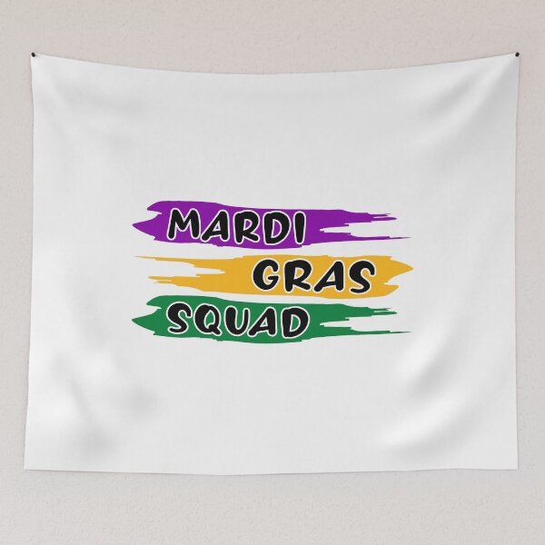 Aperçu de l'œuvre Escouade Mardi Gras | mardi Gras créée et vendue par teez4dayz.