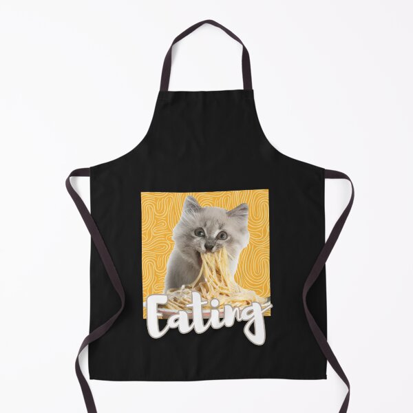 Item preview, Funny Cute  Cat Eating Spaghetti  designed and sold by VIKING  PROJECT.