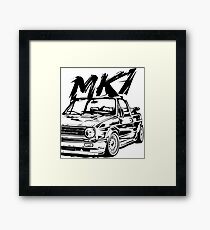 Golf 1 Convertible MK1 Framed Print