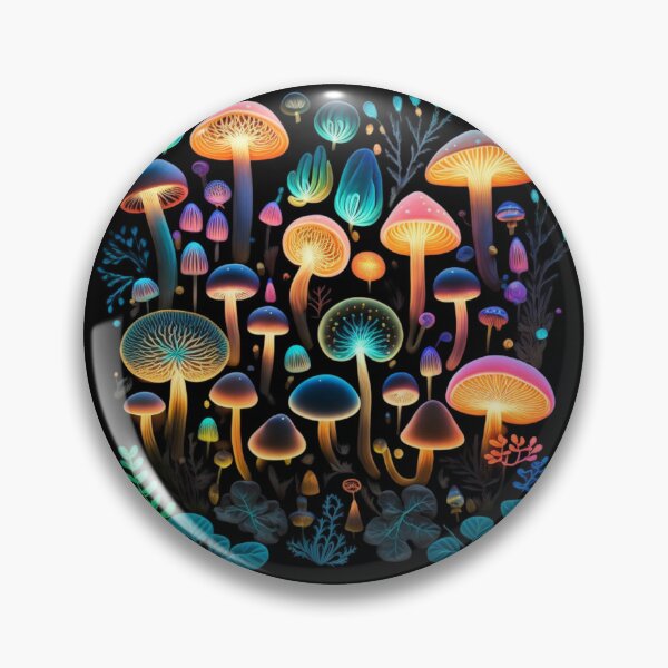 Item preview, Psychedelic glowing mushrooms #17 designed and sold by Christolamber.