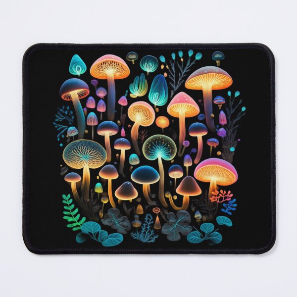 Item preview, Psychedelic glowing mushrooms #17 designed and sold by Christolamber.