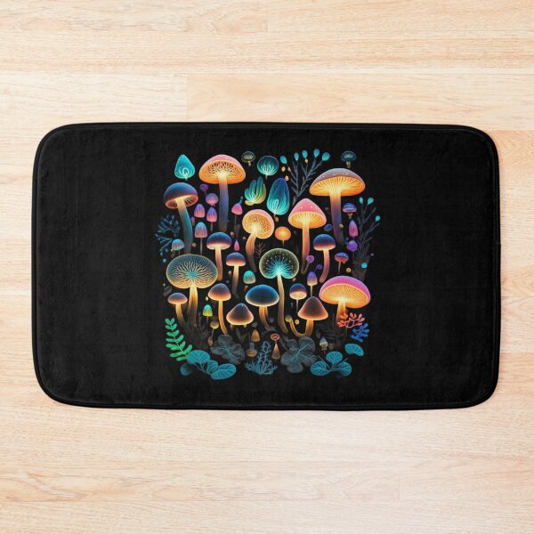 Item preview, Psychedelic glowing mushrooms #17 designed and sold by Christolamber.