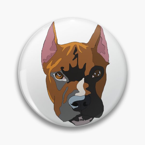 Item preview, Copy of Boxer pitbull mix with cropped ears designed and sold by LeahcarsArt.