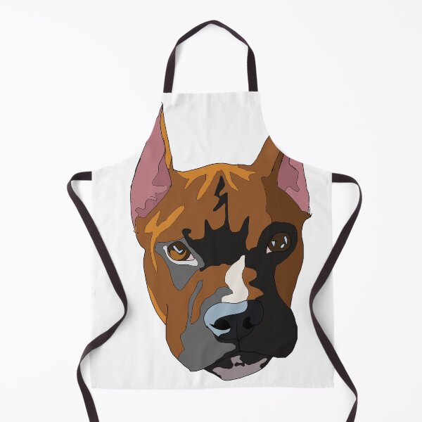 Item preview, Copy of Boxer pitbull mix with cropped ears designed and sold by LeahcarsArt.