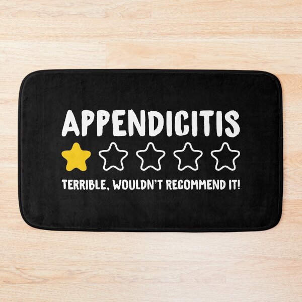 Item preview, Appendicitis Terrible Wouldn't Recommend It! - Funny Appendectomy designed and sold by T-shirt For You.