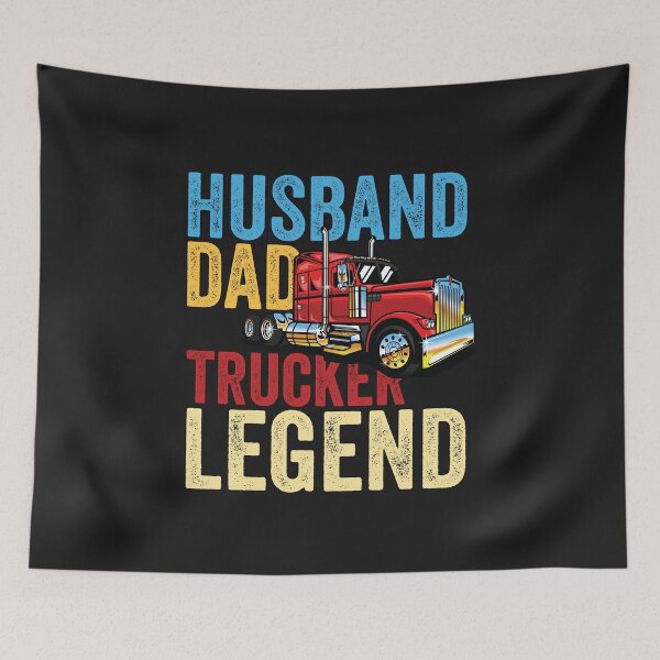 Item preview, Husband Dad Trucker Legend  designed and sold by VIKING  PROJECT.
