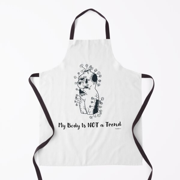 Item preview, My Body is NOT a Trend (b&w) version designed and sold by DesignbyDarien.