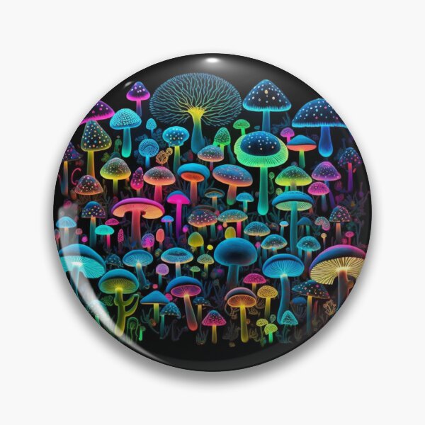 Item preview, Psychedelic glowing mushrooms #19 designed and sold by Christolamber.