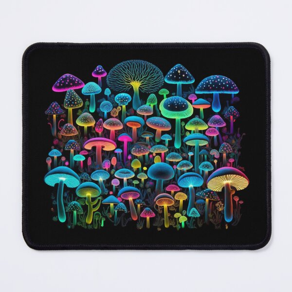 Item preview, Psychedelic glowing mushrooms #19 designed and sold by Christolamber.