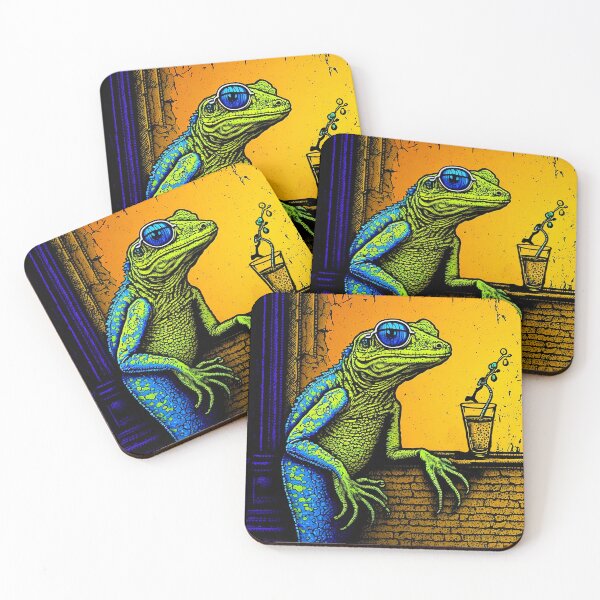Item preview, Lounge Lizard Having a Cocktail designed and sold by Tanis-Tweedale.