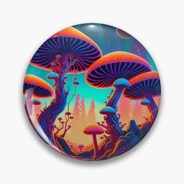 Item preview, Abstract Interpretation of a Mushroom Forest: A Trippy Journey designed and sold by Zarto.